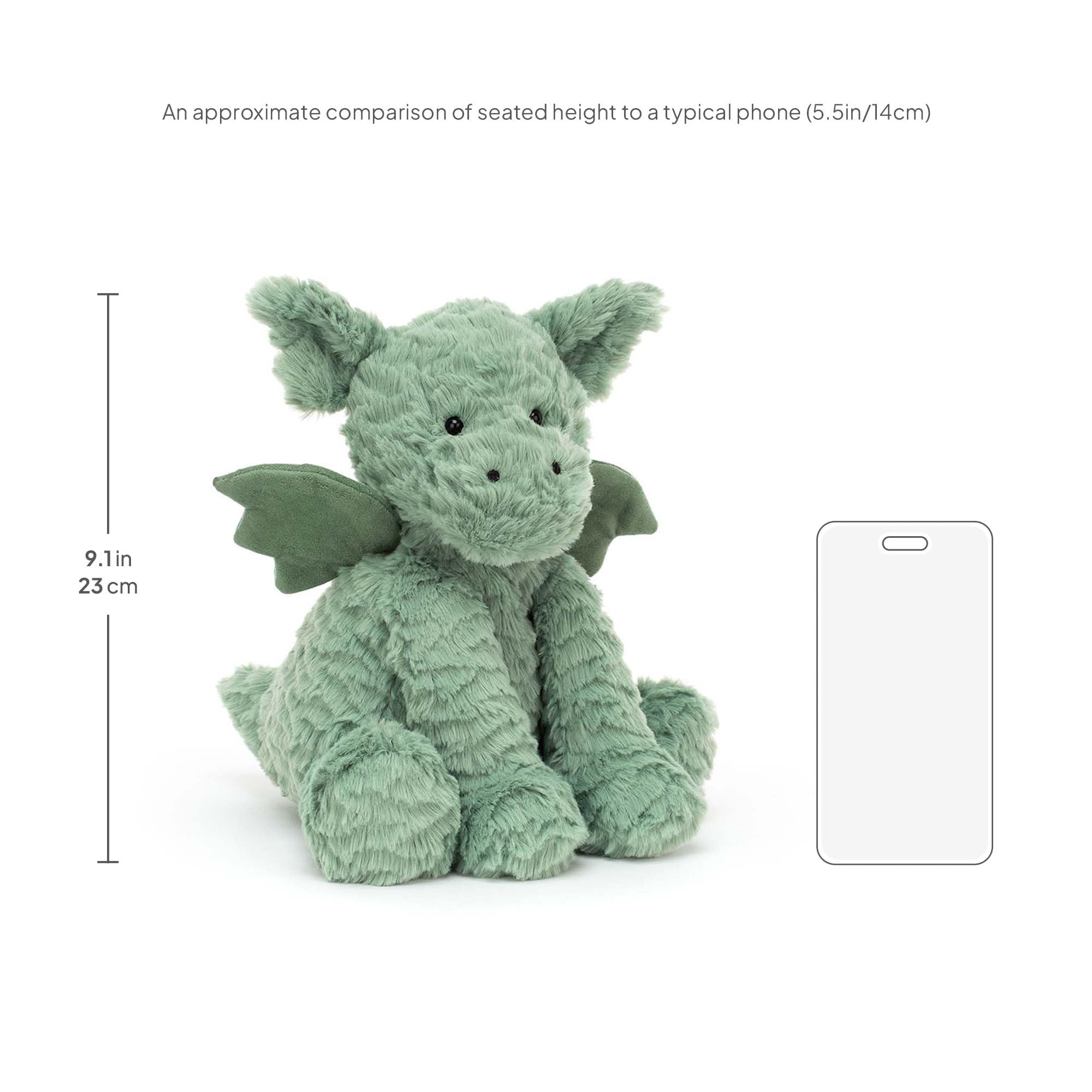 Amazon.co.jp: JELLYCAT Fuddlewuddle Dragon Medium(FW6DG) ドラゴン